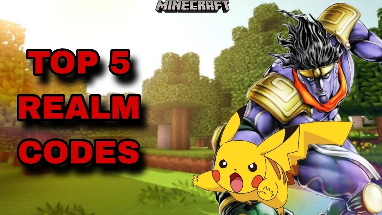 *NEW* TOP 5 BEST REALM CODES FOR MINECRAFT BEDROCK EDITION! - YouTube