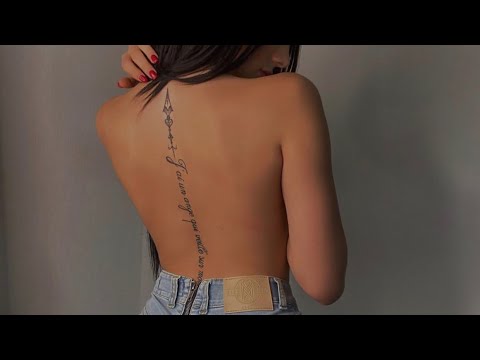 45 hình xăm sống lưng đẹp cho nữ - 45 Spine Tattoos for women ❤️