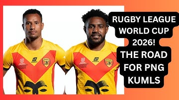 De poules voor het PNG Kumuls-toernooi op weg naar het Rugby League WK 2026 zijn bekendgemaakt!