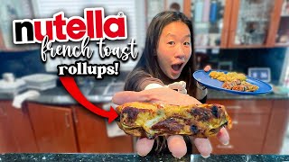 Let's make Nutella French toast Rollups!