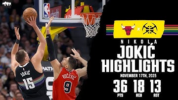Nikola Jokić 36-Point Triple-Double | Highlights vs. CHI