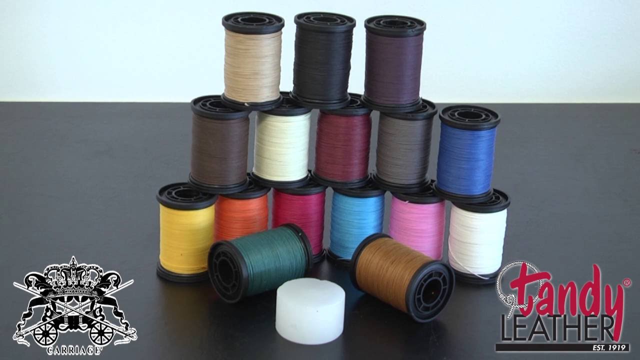 Carriage Hand Sewing Thread 35 Yards Beige from Tandy Leather