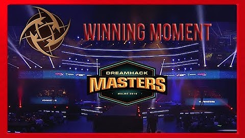 NiP Winning Moment vs NaVi - CS:GO Grand Final - DreamHack Masters 2016 Malmö