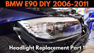 BMW E90 Headlight Replacement DIY | 2006-2011 328i 335i Pt.1