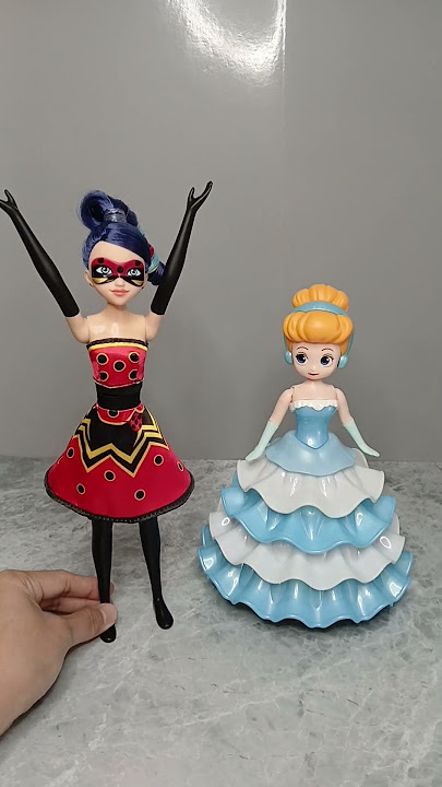 unique transforming miraculous doll and Cinderella