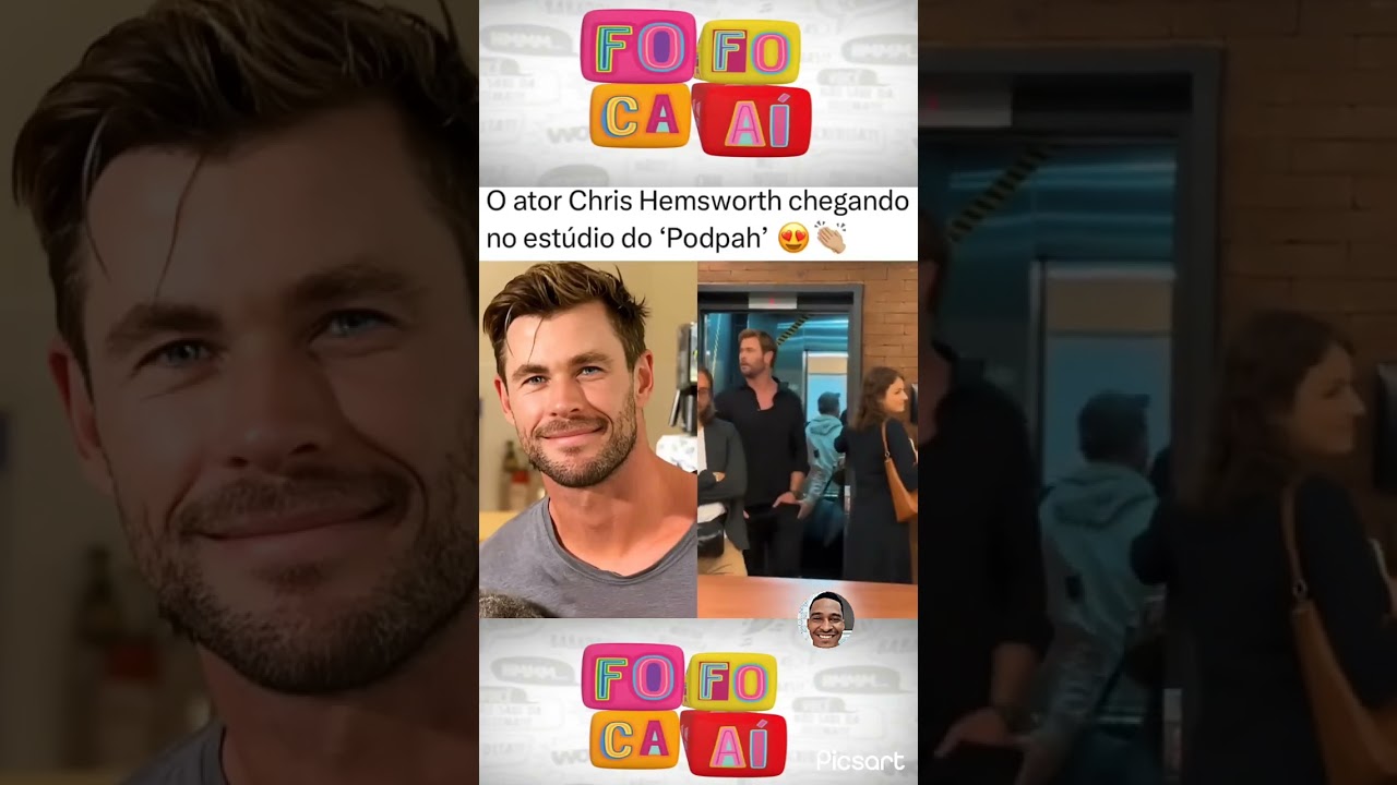 🎙️Podcast 🎙️ Chris Hemsworth ator de THOR NO BRASIL 😱 … #podcast #c