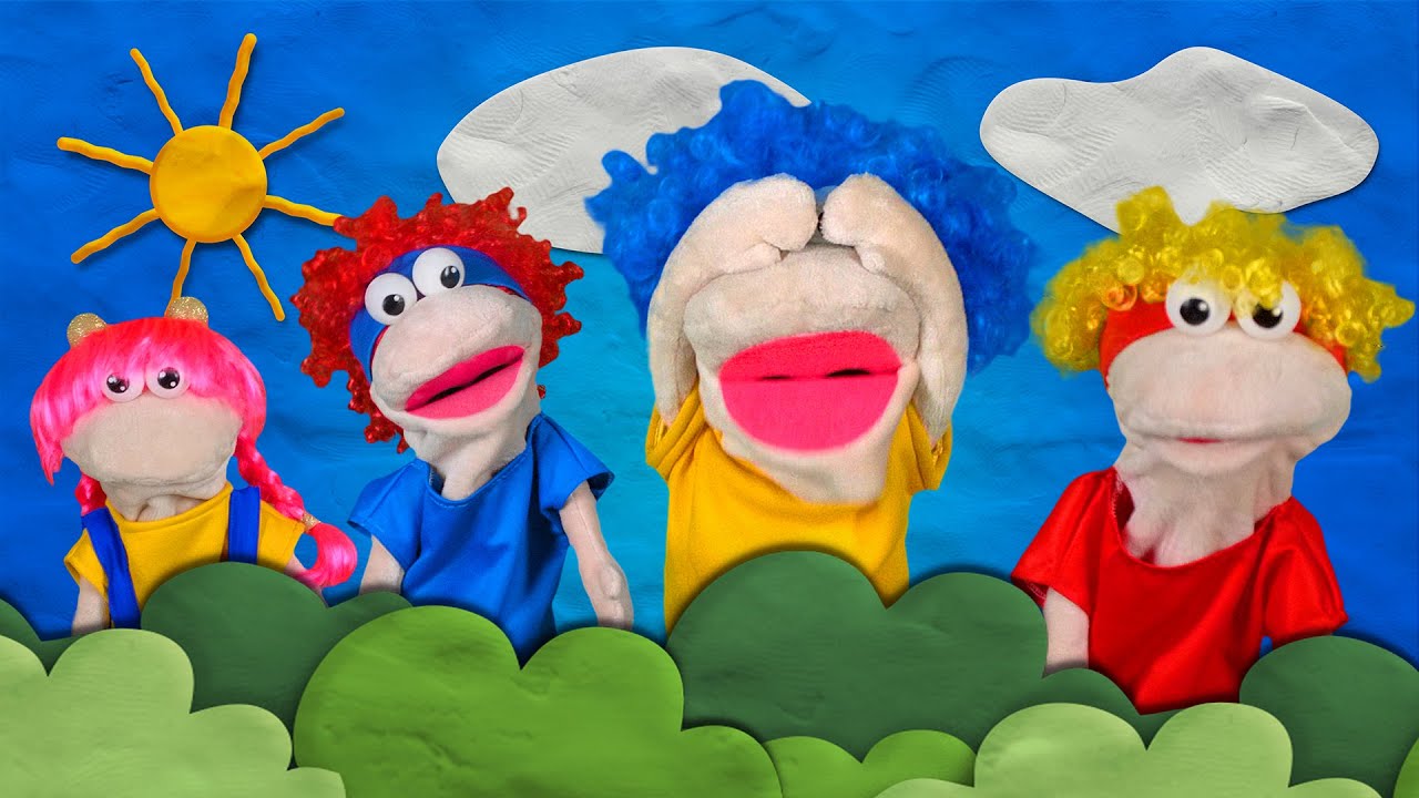 Chicky, Cha-Cha, lya-lya, Boom-Boom with Puppets d billions на русском. D billions Kids Songs Fruits.