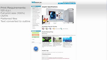 How to order a stand with graphic on WS Display