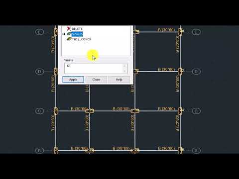 نمذجة الاعمدة والجسور  2 في برنامج   2022