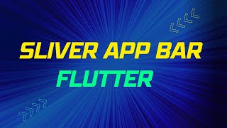 FLUTTER TUTORIAL - Sliverappbar - The simplest way to create it
