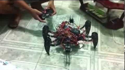 Hexapod Robot Spider Aranha Robô Robo Arduino Projeto Nadiel Maia