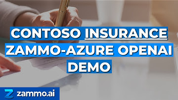 Contoso Insurance Zammo-Azure OpenAI Demo