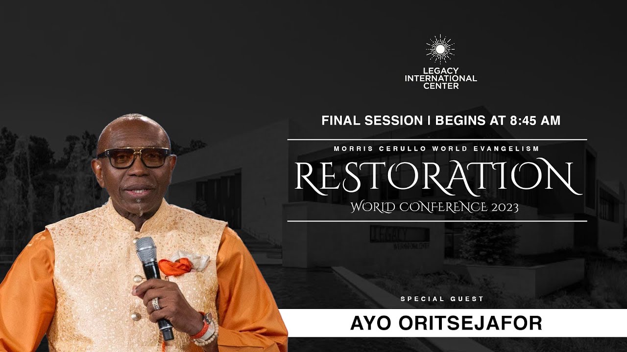 Ayo Oritsejafor LIVE from the Morris Cerullo RESTORATION World Conference at Legacy!