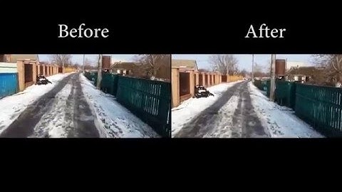 Warp Stabilizer - Before and After stabilization (Shaky Video Stabilization)