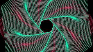 Moire Illusion Hex-Lines