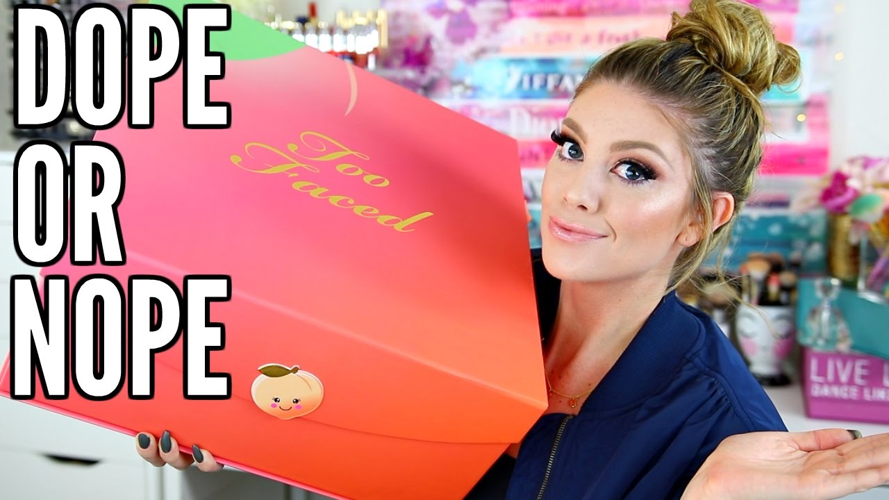 TOO FACED SWEET PEACH COLLECTION & GIVEAWAY! (CLOSED)| DOPE OR NOPE