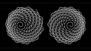 Watch This 3D Spiral Graph In Z -Axis Without Using 3D Glasses. Side By Side Stereo3D(4K Resolution)