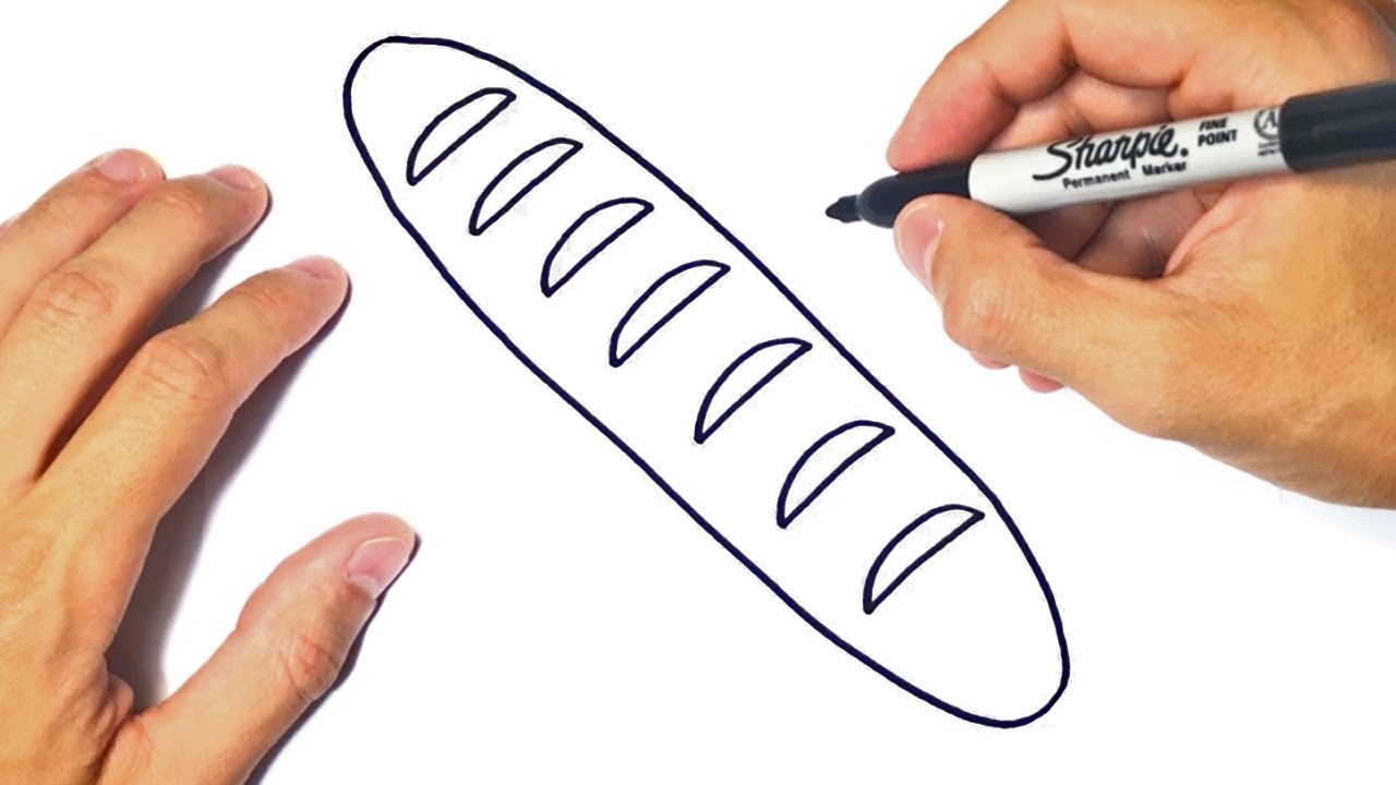 Sandwich Drawing - How To Draw A Sandwich Step By Step