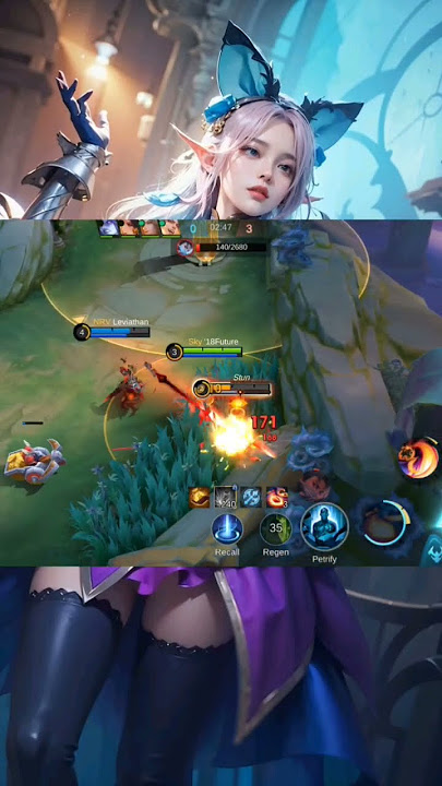 lagi adu mekanik kah kawannn #mobilelegends #mlbb