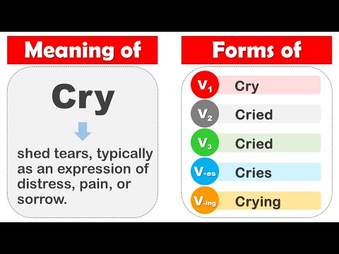 Video: Pro pláč minulý čas?