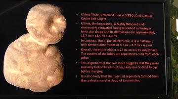 Ultima Thule, the Most Distant Object Man Has Visited, Pluto Update, and the Dawn and Rosetta Space