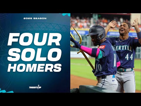 Mariners SHUTOUT Astros Behind FOUR Solo Homers