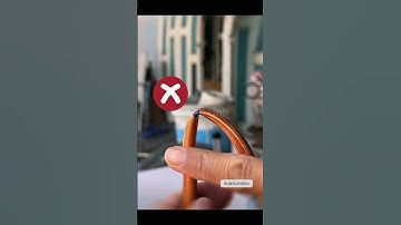 How to bend copper pipe without damaging it #car #diy #diygarage #garagetools #homegarage