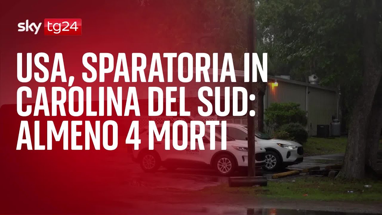 Usa, sparatoria in Carolina del Sud: almeno 4 morti - YouTube