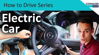 How to drive an electric car - demonstration from a driving instructor
