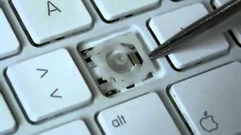 YouTube   How to re assemble a Key on APPLE MACBOOK keyboard topcase www MyTutorialBook com0008