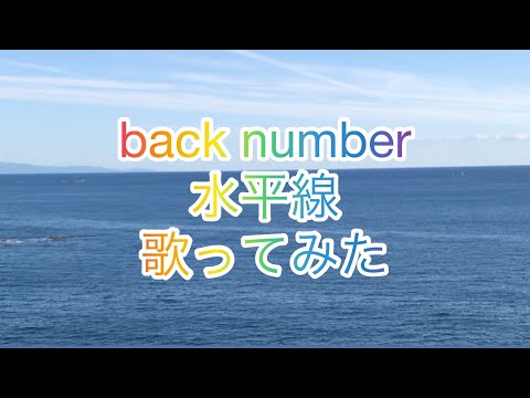 【弾き語り】back number 水平線 歌ってみた✨