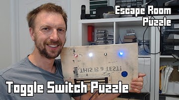Toggle Switch Escape Room Puzzle Tutorial