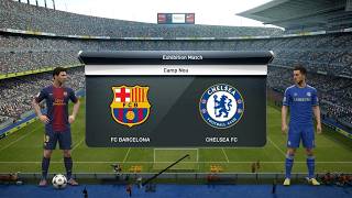 Download lagu PES 2013 - Barcelona vs Chelsea | Gameplay PC