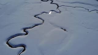 Winter Lake Reflection