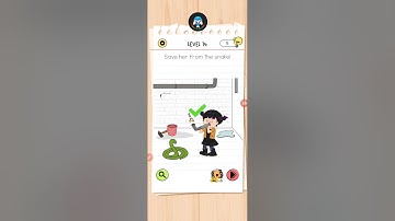 Brain Test All Star Level 74 Walkthrough Solutions | Save Her From The Snake|