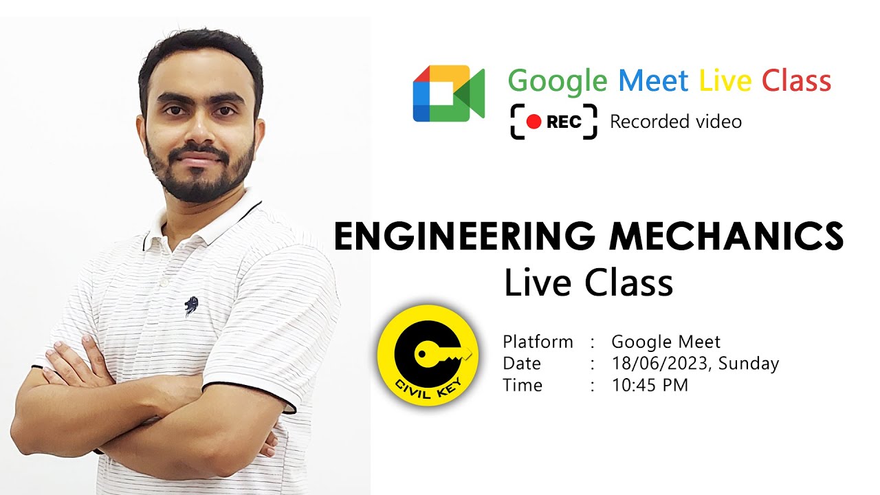 LIVE CLASS RECORDING | ENGINEERING MECHANICS - YouTube