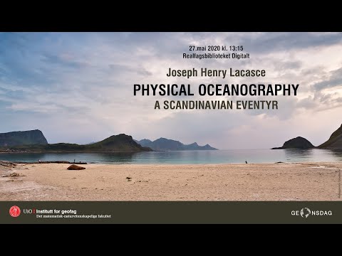 GEO-Wednesday: Physical Oceanography - A Scandinavian Eventyr