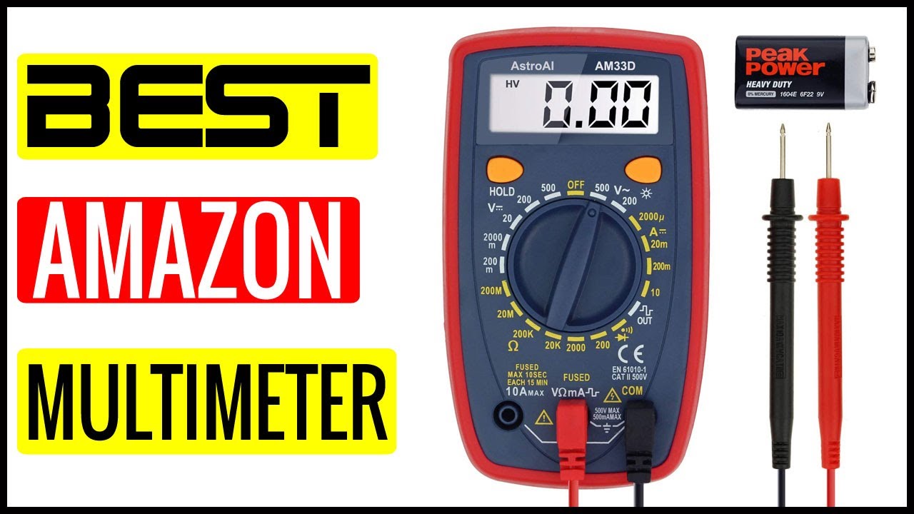 Best Multimeter Amazon In 2023 🏆 Top 5 Tested & Buyer's Guide - YouTube