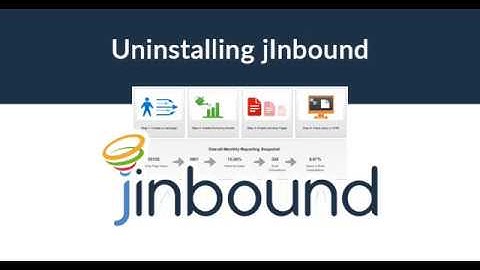 How to Uninstall the jInbound Extension