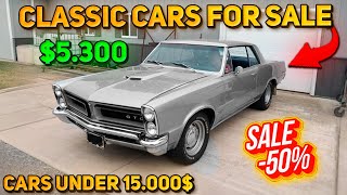 20 Magnificent Classic Cars Under $15,000 Available on Craigslist Marketplace! Perfect Cheap Cars!