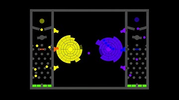 Core Destruction - Ammo Canon - Team Battle in Algodoo