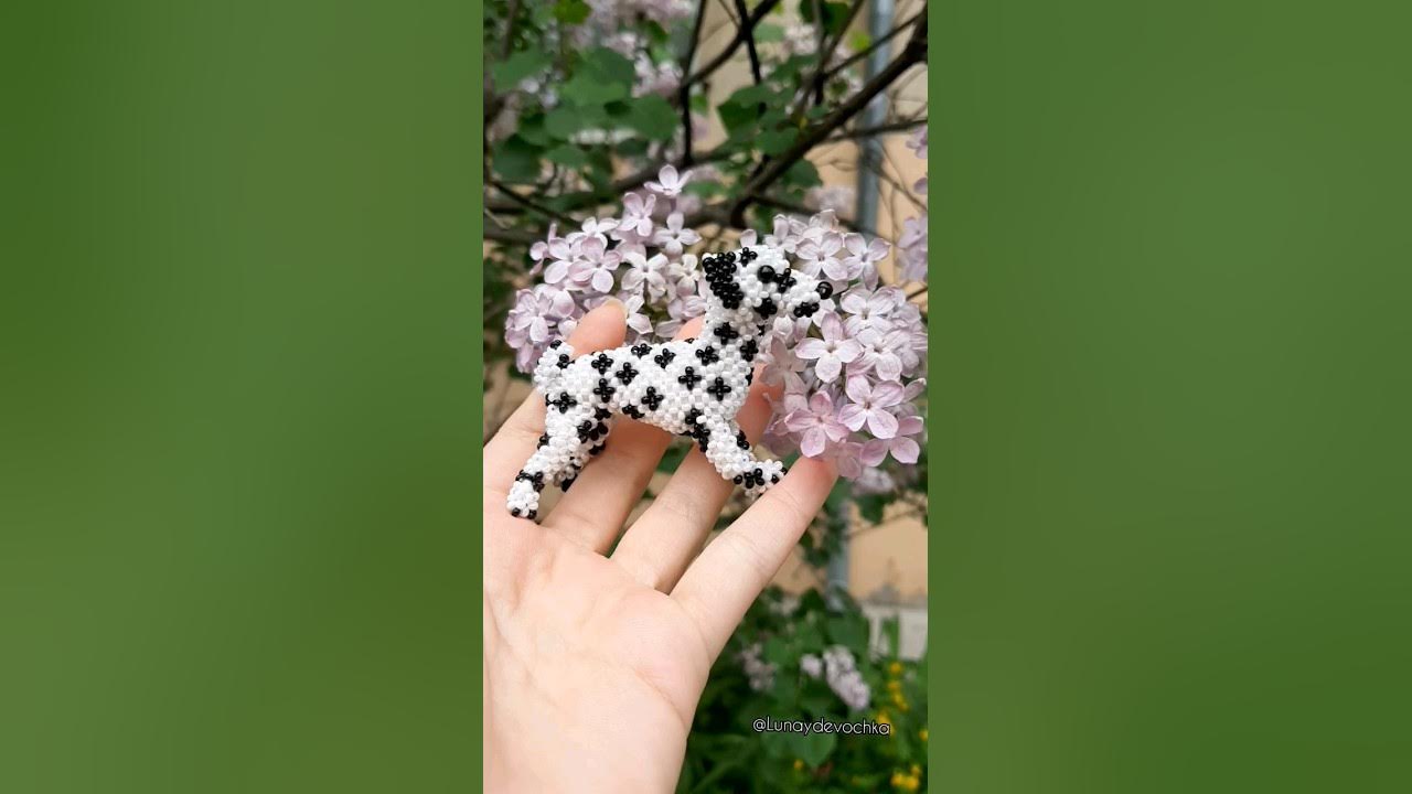 далматинец из бисера амигуруми 🤩Оцениваем в комментиках😘 - YouTube