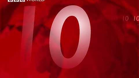 BBC News 10 second countdown recreation
