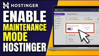 How to Enable Maintenance Mode in Hostinger 2026 (Beginner Guide)
