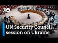 Watch live: UN Security Council special session on the situation in Ukraine