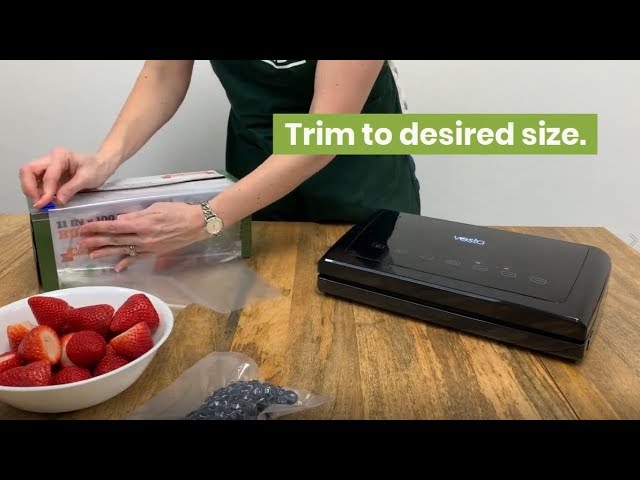 How to Vacuum Seal — Using the Vacuum Sealer Bag Roll