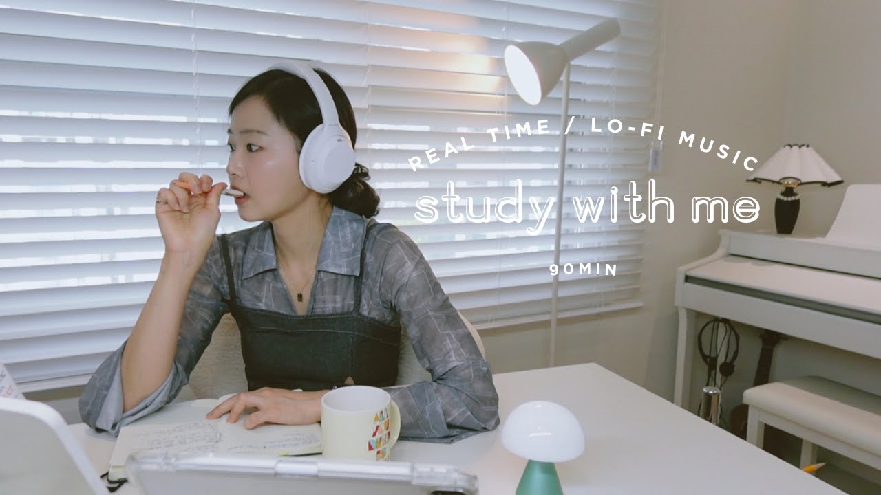 Let's study for 50 minutes and go out! | real time+ Lo-fi music | study ...