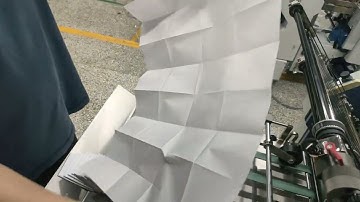 #AOQI Leaflet Cross Fold Paper Folding Machine For Printing Industry Folding And Inserting Machine