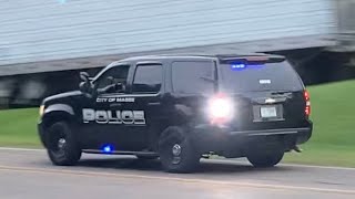 Magee police Tahoe responding**V8 ROAR**