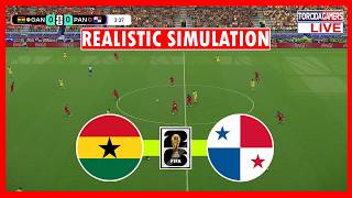 Ghana vs Panama LIVE | FIFA World Cup 2026 | Match Today Simulation